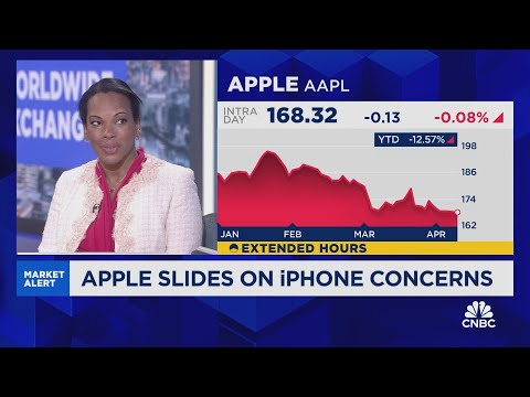 Not shocked that monthly iPhone sales are down, says Sarah Kunst