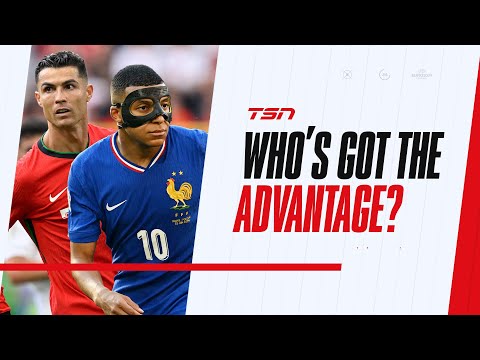 Who has the edge between France vs. Portugal and Spain vs. Germany?