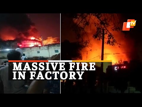 Huge Fire Breaks Out In Auto Component Factory In Gurugram