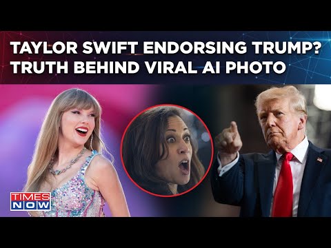 Taylor Swift Endorsing Trump? Truth Behind Viral Fake AI Photo, Watch| Why Swifties Angry? US Polls