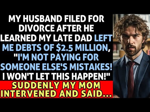 My Husband Filed For Divorce After He Learned My Late Dad Left Me Debts Of $2.5 Million. Suddenly...