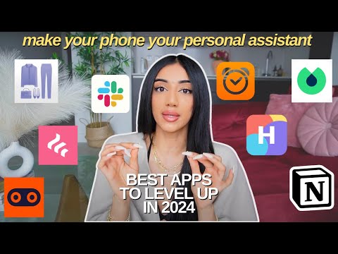 Best Productivity Apps &amp; Systems 2024 | how I organise my whole life and use my phone to LEVEL UP!