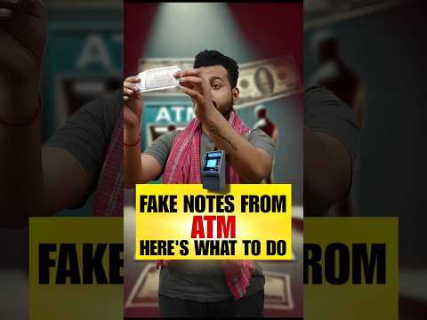 Shocking! Fake Currency from ATM – What You Need to Know! #shorts #finance #money #education #atm