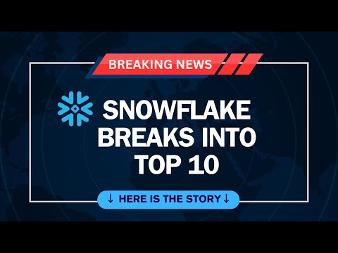 Snowflake Enters Top 10 Databases: Decoding the Rise of the Revolutionary Data Platform