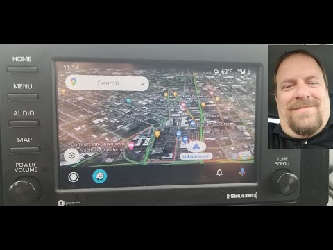 Android Auto tutorial and demonstration and using navigation.