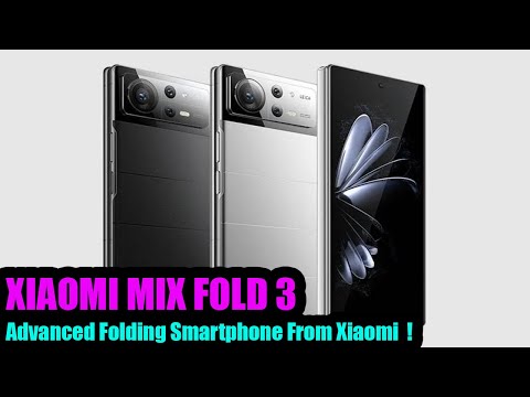 Unveiling the Future: Xiaomi Mix 3 Fold Smartphone | Innovative Folding Technology