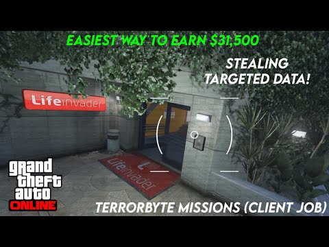 GTA Online: Targeted Data | Fastest &amp; Easiest Method | Client Job (Terrorbyte Missions)