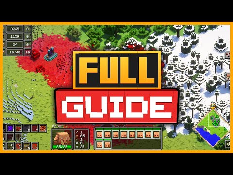 🟨 COMPLETE GUIDE (ALL FACTIONS) - MOD REIGN of NETHER RTS in MINECRAFT