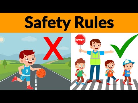 Safety rules | Safety rules for kids | Safety on road | Safety at home| #safetyrulesforkids #safety