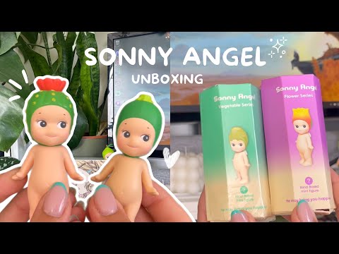 SONNY ANGEL UNBOXING! ✨Sonny angel blind box, vegetable + flower series unboxing 👼🏼