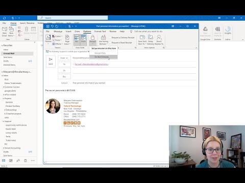 Microsoft 365 Outlook Encrypted Email Demo