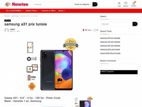 samsung a31 prix tunisie au meilleur prix - Mqarn