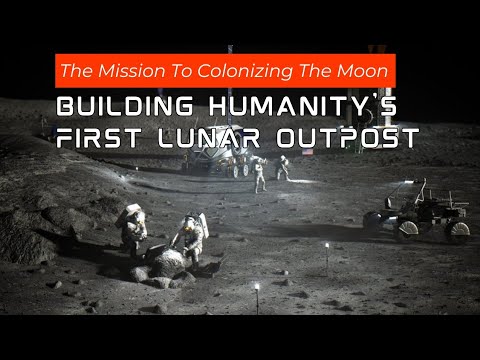 The Mission To Colonizing The Moon🌙🛰👀🫢Building Humanity&#039;s First Lunar Outpost