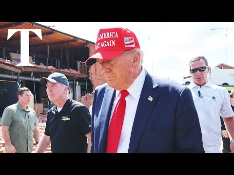 LIVE: Donald Trump surprise visit to North Carolina after Storm Helene