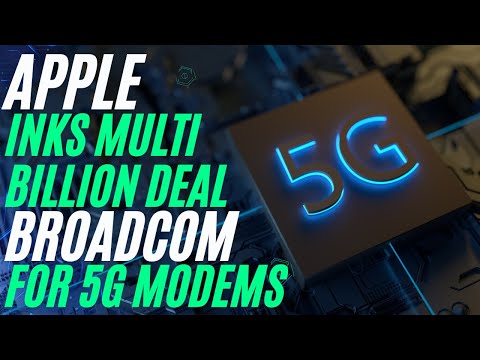 Apple &amp; Broadcom Sign Multi $Billion Deal USA Manufacturing of 5G Modem All iPhone iPad MacBook