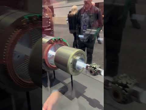 Super cool micro diff of Lucid&#039;s ultra-compact electric drive unit #cars #shorts #lucid #ev