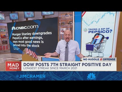 I find it hard to believe this is as good as it gets for PepsiCo, says Jim Cramer
