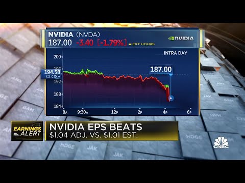 Nvidia beats on top and bottom but still dips