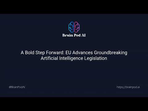 🌍🤖 A Bold Step Forward: EU Advances Groundbreaking Artificial Intelligence Legislation
