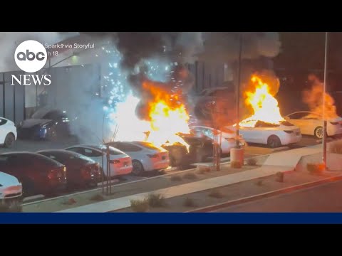 Police: &quot;Incendiary&quot; devices found at Tesla dealership in Texas