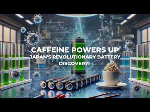 Caffeine Powers Up: Japan&#039;s Revolutionary Battery Discovery! 🚀🔋