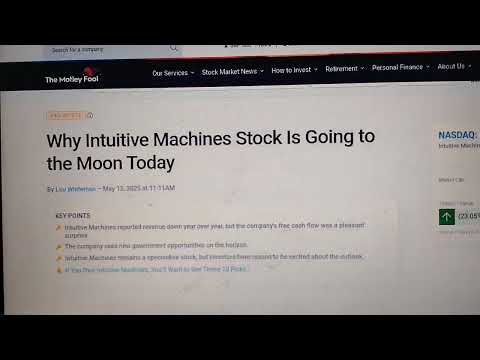 LUNR (Intuitive Machines) Is Going LUNAR!