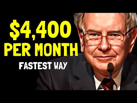 Warren Buffett: The FASTEST Way To Living Off Dividends! ($4400/month)