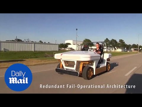 NASA tests experimental vehicle which can spin on the spot - Daily Mail