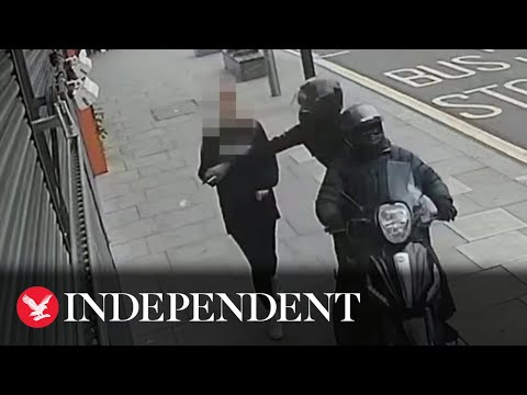 London moped thieves steal phones from hands of lone unsuspecting commuters