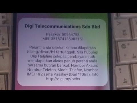 Samsung A03S Digi Telecommunications Sdn Bhd lock KG lock Bypass not support Not support Not working