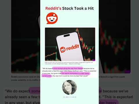 Reddit’s Stock Took a Hit: Google Dependency and User Growth Goes Down #Reddit #Stocks #financenews