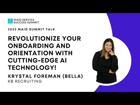 Revolutionize Your Onboarding and Orientation with Cutting-Edge AI Technology! by Krystal Bella