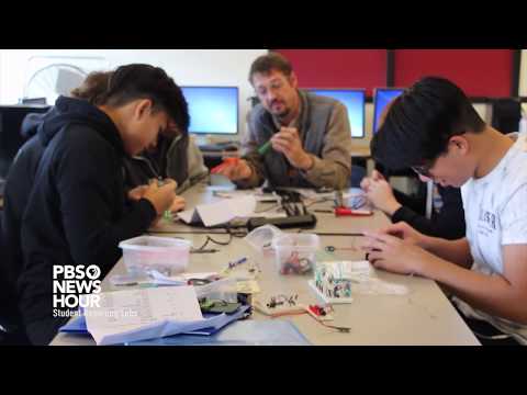 Electronics teacher helps his students connect the dots through problem solving