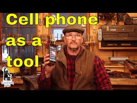 Your cell phone can be a valuable tool for blacksmithing