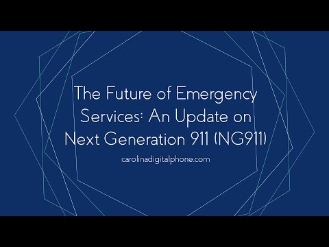 The Future of Emergency Services: Exploring Next Generation 911 (NG911)