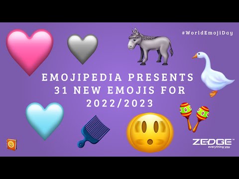 31 New Emojis for 2022/2023 #WorldEmojiDay 🥳📆