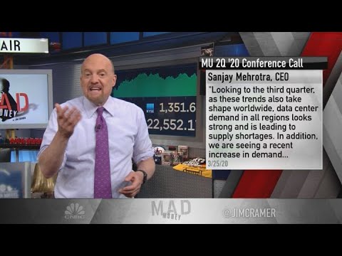 Jim Cramer: Micron&#039;s surprise quarter means a windfall could be in store for AMD and Nvidia