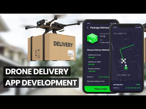 How to Build a Drone Delivery App Like Wing &amp; Manna? | Drone Delivery App Development | IdeaUsher