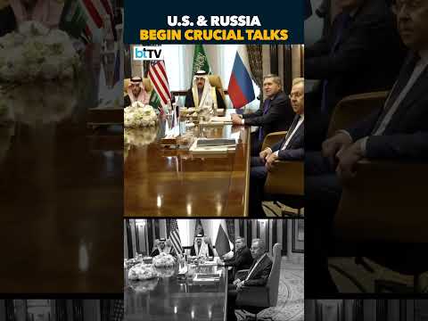US, Russia Begin Peace Talks In Saudi Arabia; EU &amp; Ukraine Kept Away From Parleys