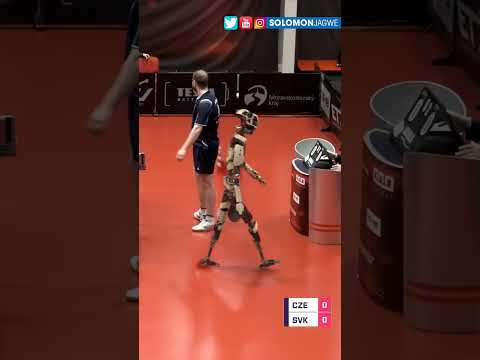 Table Tennis Robot vs Human, Who Wins? | NOT Real | Incredible Wonder Studio Ai #shorts