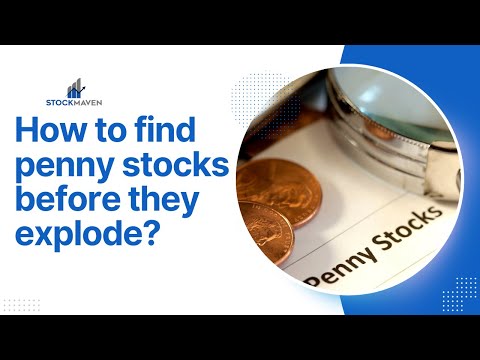 Uncovering Hidden Gems: How to Find Penny Stocks Before They Explode 💥 | StockMaven