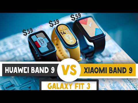 The BEST 2024 Fitness Tracker? Galaxy Fit 3 vs Mi Band 9 vs Huawei Band 9