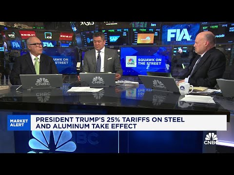 Cleveland-Cliffs CEO on President Trump&#039;s 25% tariffs on steel and aluminum imports