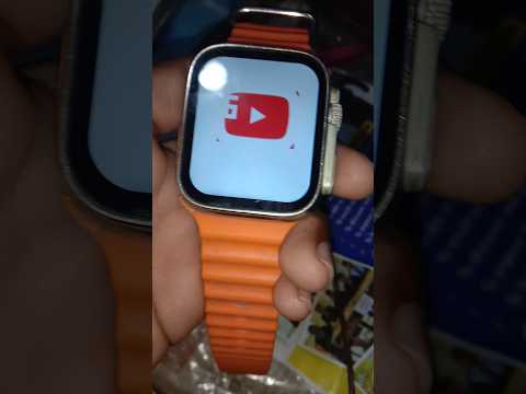 YouTube in t800 ultra smartwatch me code #smartwatch #youtubeshorts #applewatch #trending