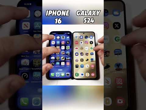 iPhone 16 vs Samsung Galaxy S24: SPEED WAR! ⚡ Fastest Phone of 2024? 🔥#shorts#viralvideo