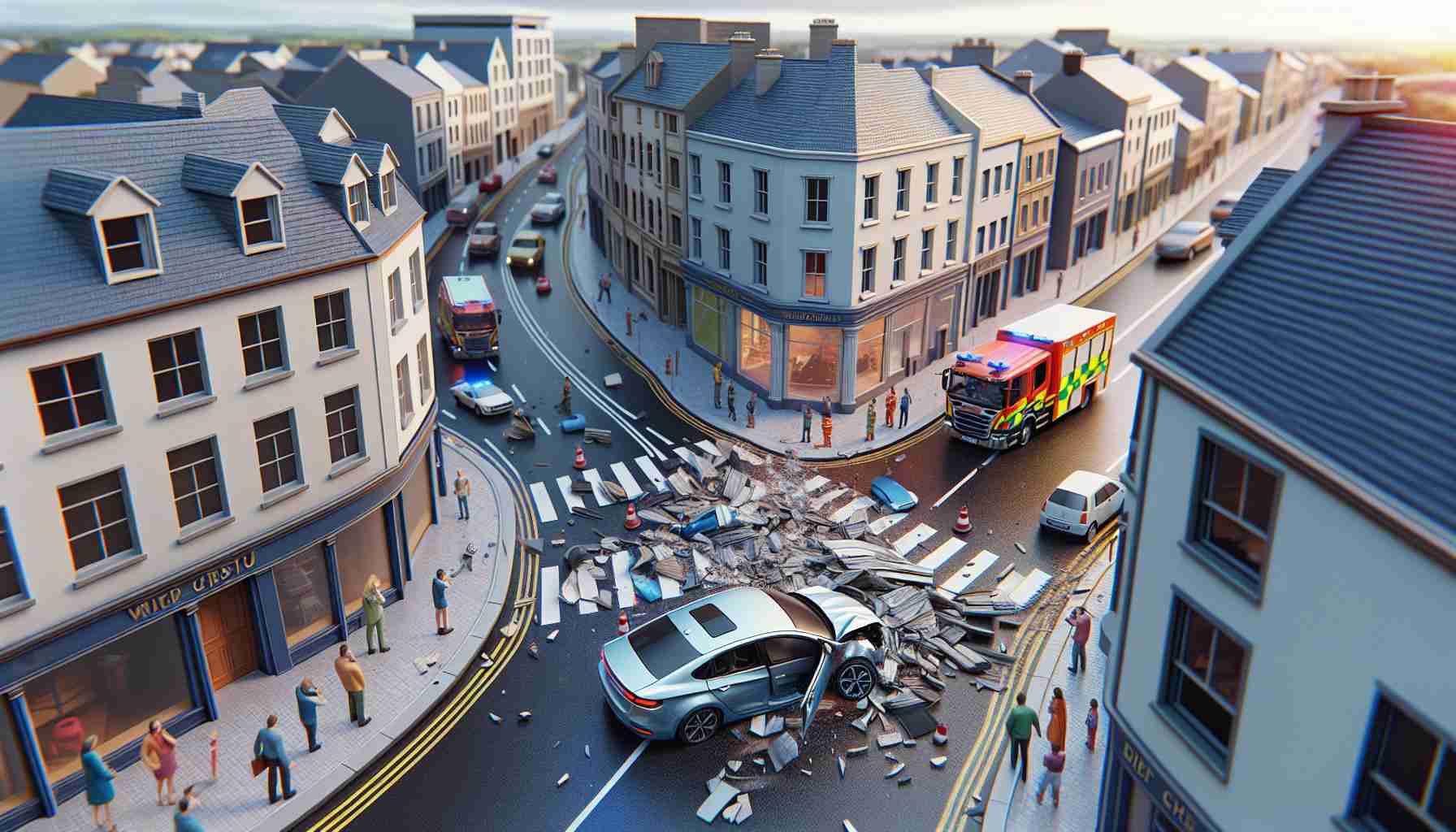 Car accident in Waterford City – A Narrow Escape