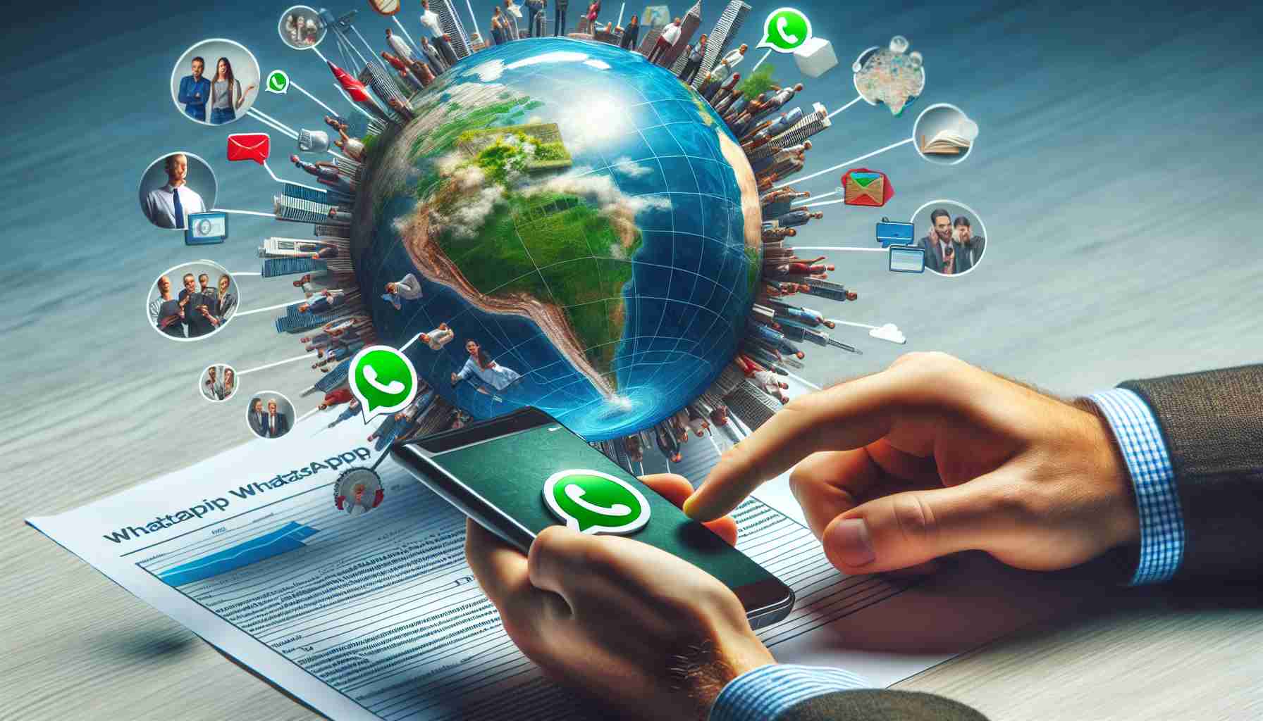 Realistic HD photo of when WhatsApp provides users with even greater privacy protection