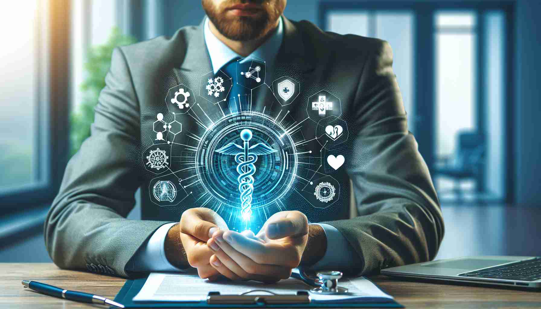 Realistic HD photo of AArete acquiring consulting firm Legerity, strengthening its capabilities in the healthcare sector