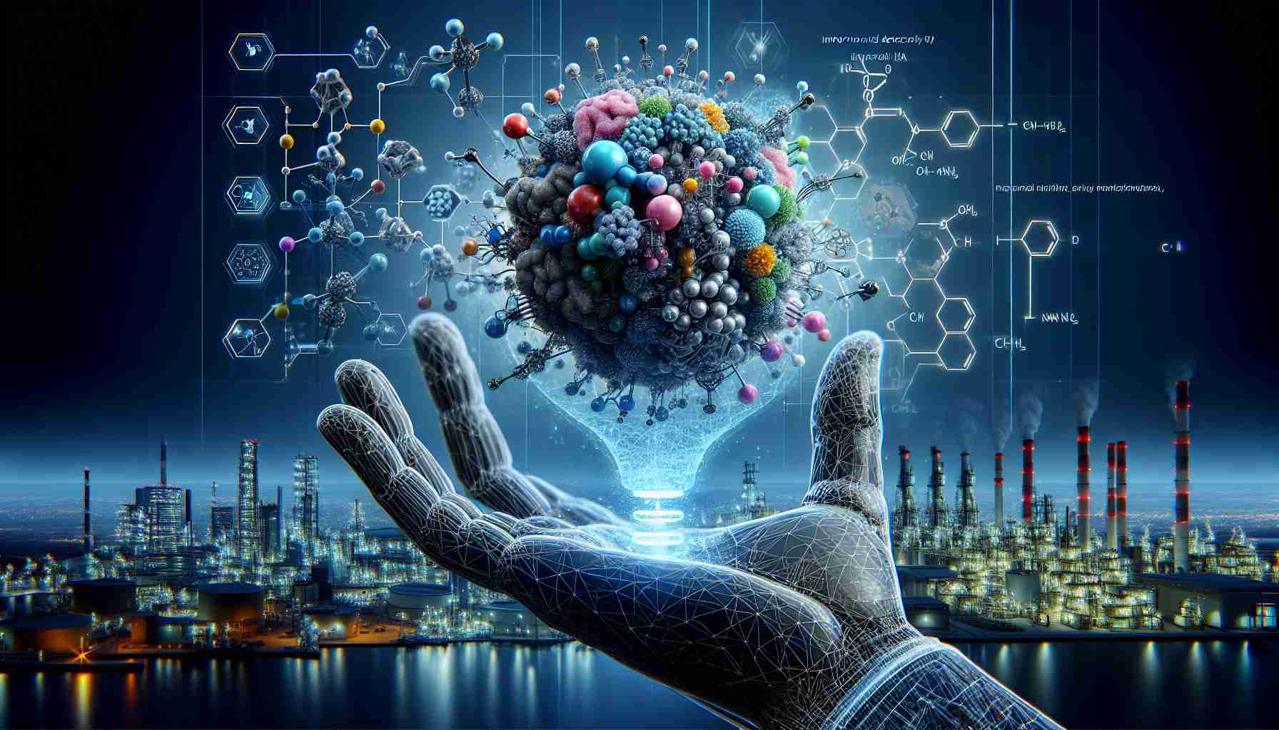 Generate a hyper-realistic, high-definition image portraying the concept of innovative molecular detection technology transforming multiple industries.