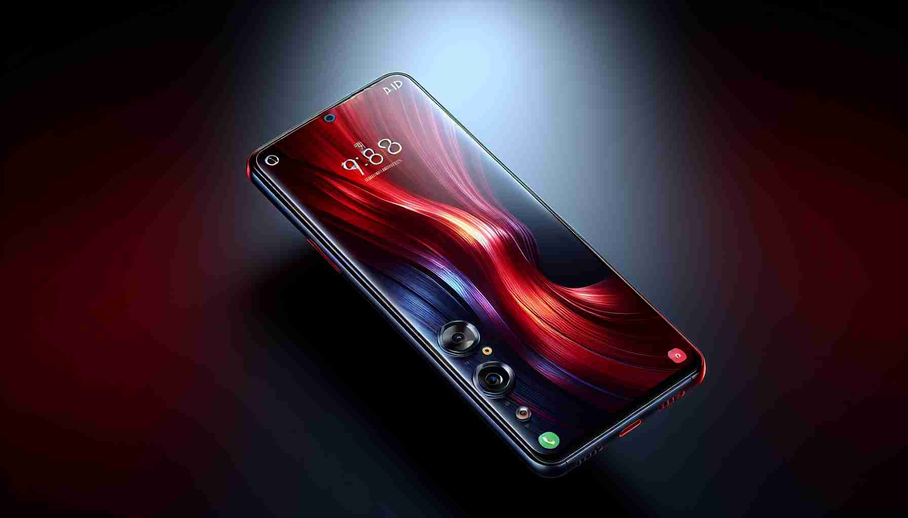 An HD realistic image of a Redmi Note 11 Pro 5G, a revolutionary smartphone with outstanding capabilities. The image should highlight its sleek design, vibrant display, and the intricate detailing of its buttons and camera array, symbolizing its advanced technology.